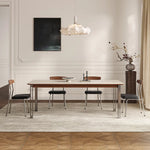 スタイリッシュなセラミック多層板ステンレステーブル:モダンなデザインで洗練された空間を演出 fmus-4087