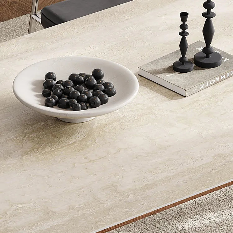 スタイリッシュなセラミック多層板ステンレステーブル:モダンなデザインで洗練された空間を演出 fmus-4087