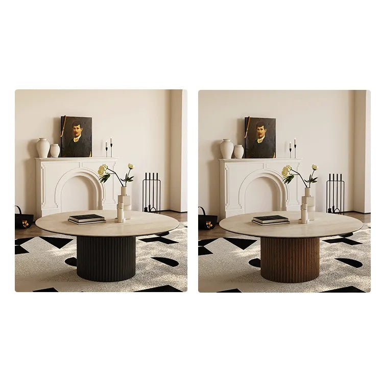 高級感漂うセラミックセンターテーブル|多層板?ガラス?アッシュ材の美しい融合 fmus-4088