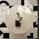 高級感漂うセラミックセンターテーブル|多層板?ガラス?アッシュ材の美しい融合 fmus-4088