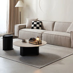 高級感漂うセラミックセンターテーブル|多層板?ガラス?アッシュ材の美しい融合 fmus-4088