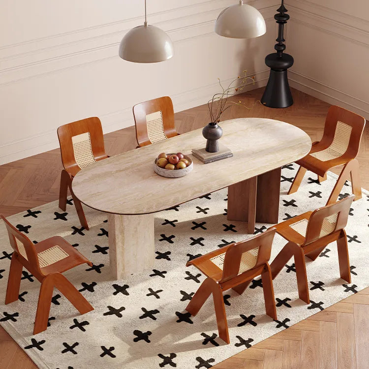 ラタン&オークチェア:エレガントなデザインで魅せるインテリアアップグレード fmus-4093