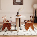 ラタン&オークチェア:エレガントなデザインで魅せるインテリアアップグレード fmus-4093