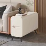 パイン材使用のモダンセンターテーブル|PUレザー仕上げのスタイリッシュなデザイン fmxjs-5347