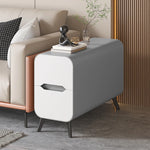 パイン材使用のモダンセンターテーブル|PUレザー仕上げのスタイリッシュなデザイン fmxjs-5347