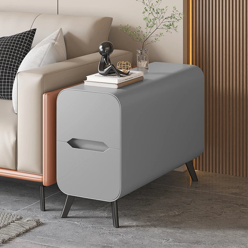 パイン材使用のモダンセンターテーブル|PUレザー仕上げのスタイリッシュなデザイン fmxjs-5347