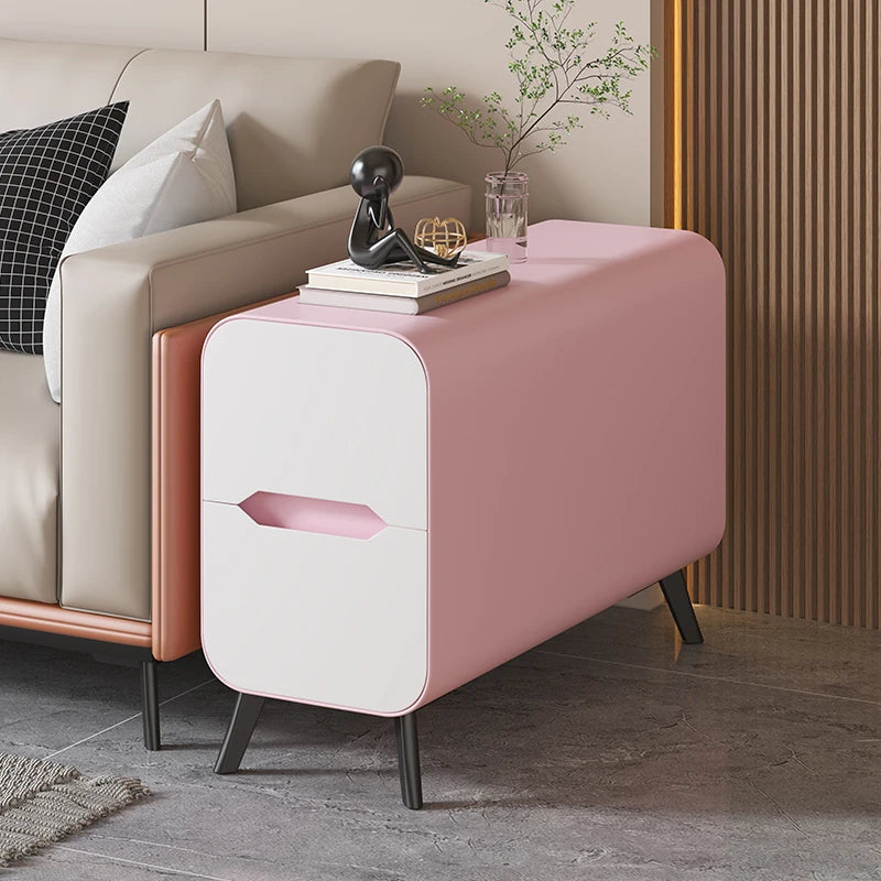 パイン材使用のモダンセンターテーブル|PUレザー仕上げのスタイリッシュなデザイン fmxjs-5347