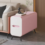 パイン材使用のモダンセンターテーブル|PUレザー仕上げのスタイリッシュなデザイン fmxjs-5347