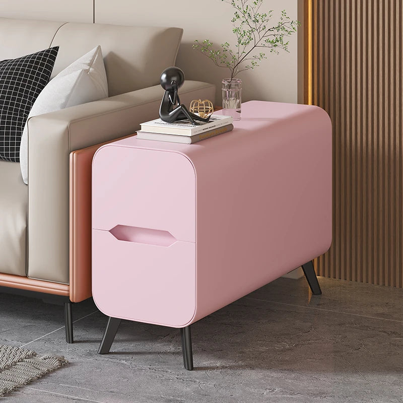 パイン材使用のモダンセンターテーブル|PUレザー仕上げのスタイリッシュなデザイン fmxjs-5347