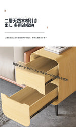 パイン材使用のモダンセンターテーブル|PUレザー仕上げのスタイリッシュなデザイン fmxjs-5347