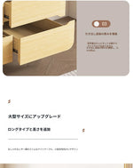 スタイリッシュなパイン材のPUレザー製キャビネット - モダンインテリアにぴったりな収納家具 fmxjs-5349