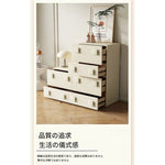 シンプルでスタイリッシュなパイン材キャビネット - おしゃれな収納スペースを実現! fmxjs-5350