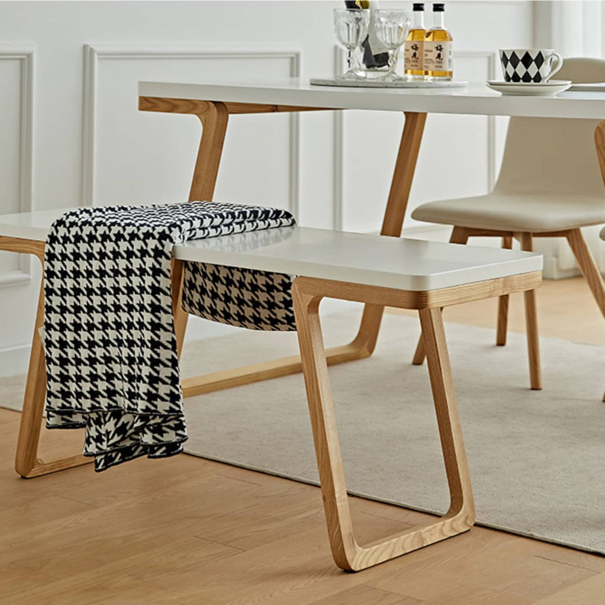 アッシュ材テーブル|シンプルで高級感あふれるおしゃれなデザイン fmy-1127