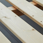 アッシュ材&パイン使用 高級PUレザーベッド - 贅沢な眠りを提供するベッド fmy-1135