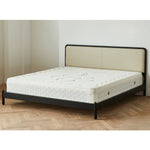 アッシュ材&パイン使用 高級PUレザーベッド - 贅沢な眠りを提供するベッド fmy-1135