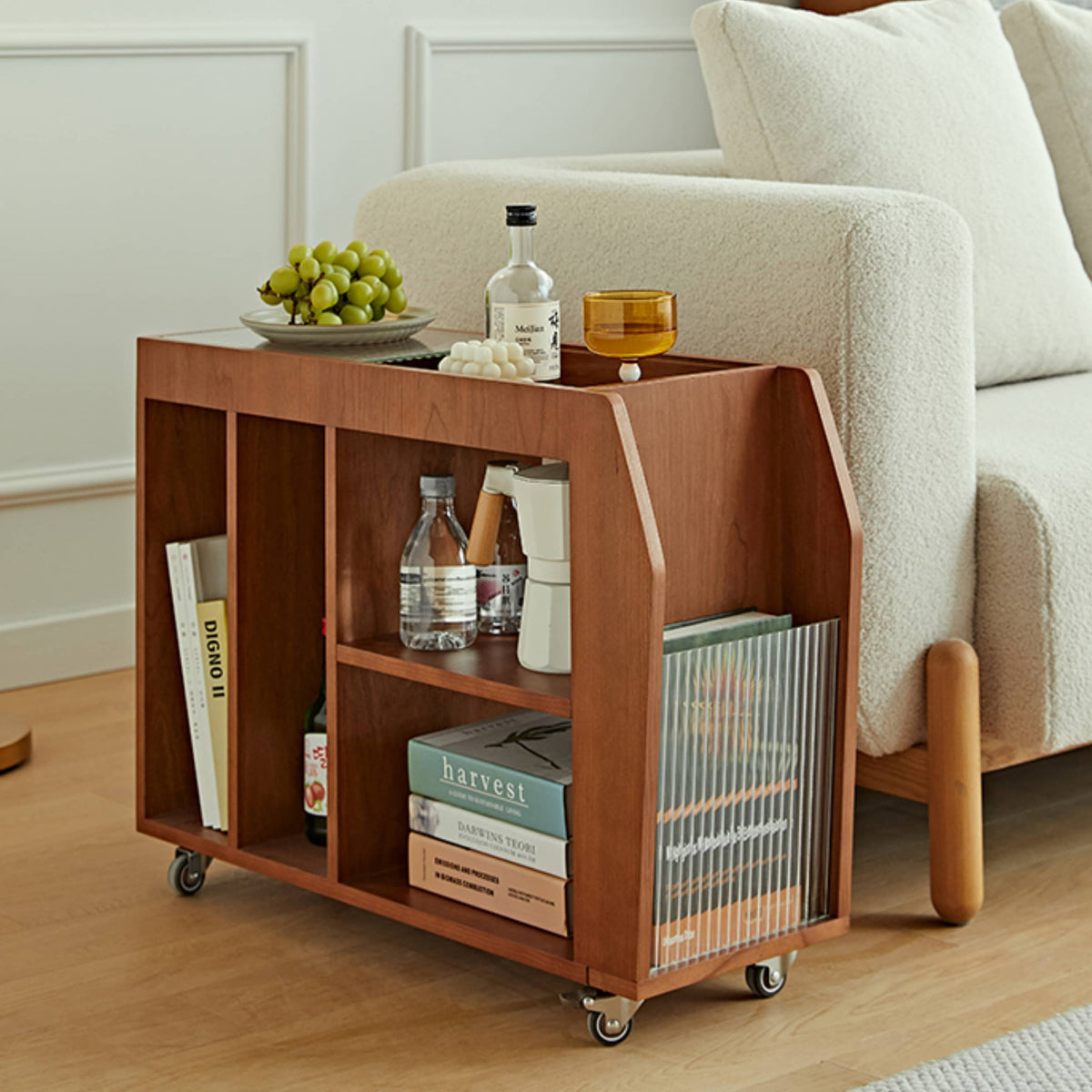 モダンデザインの透明ガラスセンターテーブル|スタイリッシュ&エレガント fmy-1141