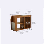 モダンデザインの透明ガラスセンターテーブル|スタイリッシュ&エレガント fmy-1141