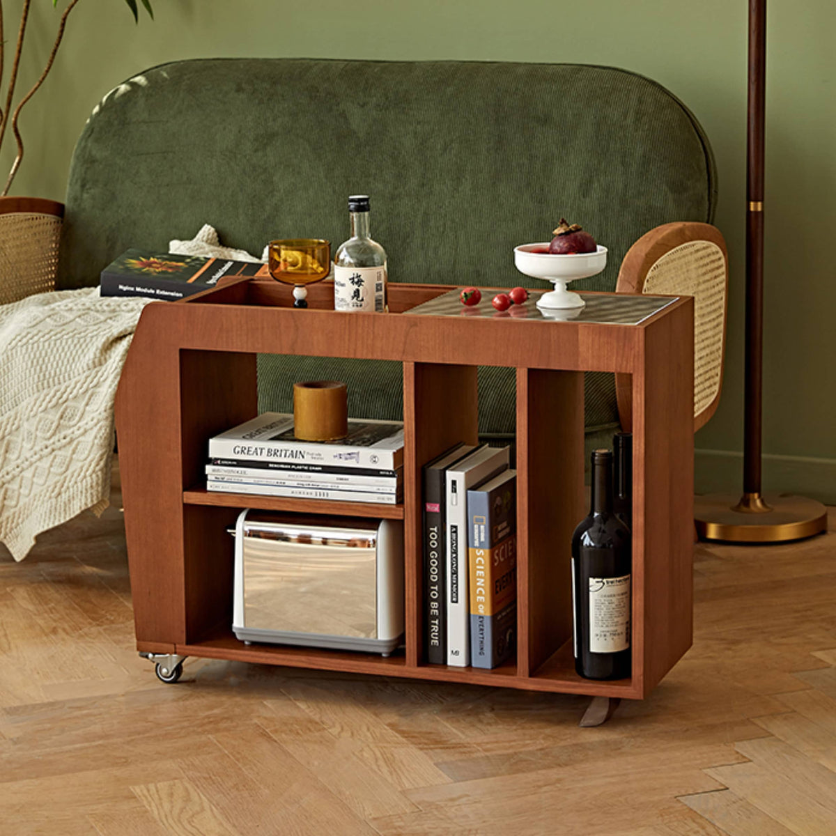 モダンデザインの透明ガラスセンターテーブル|スタイリッシュ&エレガント fmy-1141