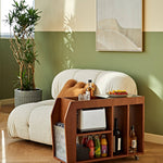 モダンデザインの透明ガラスセンターテーブル|スタイリッシュ&エレガント fmy-1141