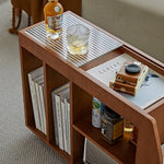 モダンデザインの透明ガラスセンターテーブル|スタイリッシュ&エレガント fmy-1141