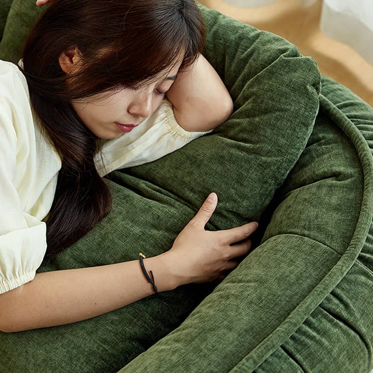 ダウン&シェニール素材 高級コンフォートソファー 室内インテリアの決定版 fmy-1165