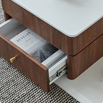 おしゃれなリビングにぴったり!センターテーブル モダンデザイン 高級感あふれる木材製 fmy-1170