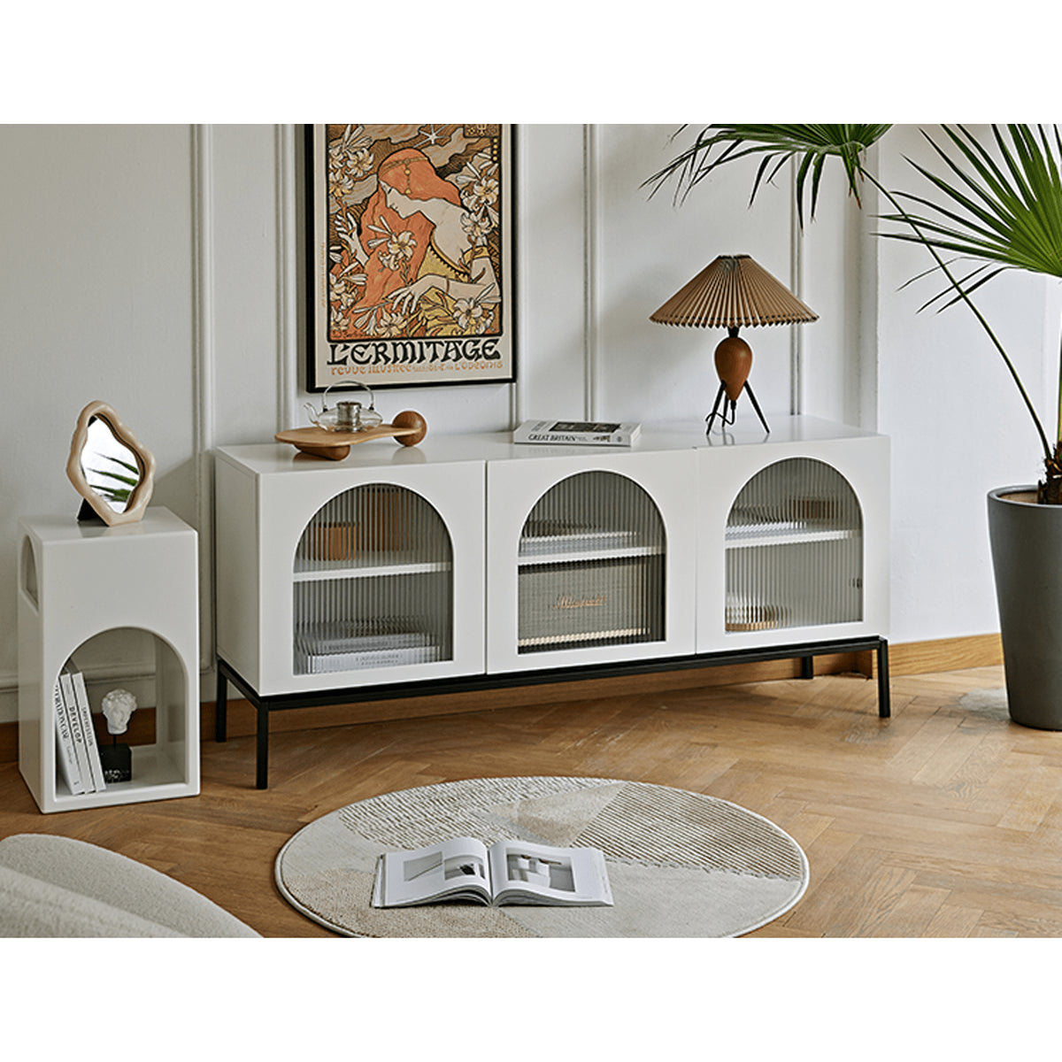 【シンプル&モダン】MDF集成材センターテーブル - おしゃれなリビングインテリア fmy-694