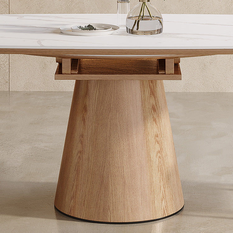 セラミック多層板&アッシュ材テーブル - 高級感あふれるデザイン家具 fnl-269