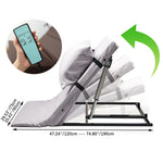 高級アルミニウム合金フレーム&綿麻仕上げベッド - 快適な睡眠をサポート foltm-1554