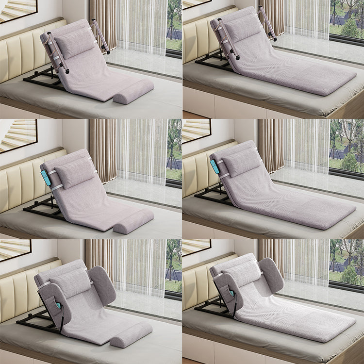 高級アルミニウム合金フレーム&綿麻仕上げベッド - 快適な睡眠をサポート foltm-1554