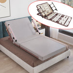 【高級素材】無垢材&発泡ポリエチレンベッド | 綿麻&ココナッツパーム&ラテックス | エアレザー仕上げ foltm-1561