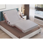 【高級素材】無垢材&発泡ポリエチレンベッド | 綿麻&ココナッツパーム&ラテックス | エアレザー仕上げ foltm-1561