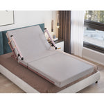 【高級素材】無垢材&発泡ポリエチレンベッド | 綿麻&ココナッツパーム&ラテックス | エアレザー仕上げ foltm-1561