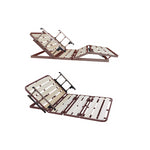 【高級素材】無垢材&発泡ポリエチレンベッド | 綿麻&ココナッツパーム&ラテックス | エアレザー仕上げ foltm-1561