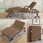 【高級素材】無垢材&発泡ポリエチレンベッド | 綿麻&ココナッツパーム&ラテックス | エアレザー仕上げ foltm-1561