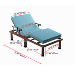 【高級素材】無垢材&発泡ポリエチレンベッド | 綿麻&ココナッツパーム&ラテックス | エアレザー仕上げ foltm-1561