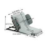 【高級素材】無垢材&発泡ポリエチレンベッド | 綿麻&ココナッツパーム&ラテックス | エアレザー仕上げ foltm-1561