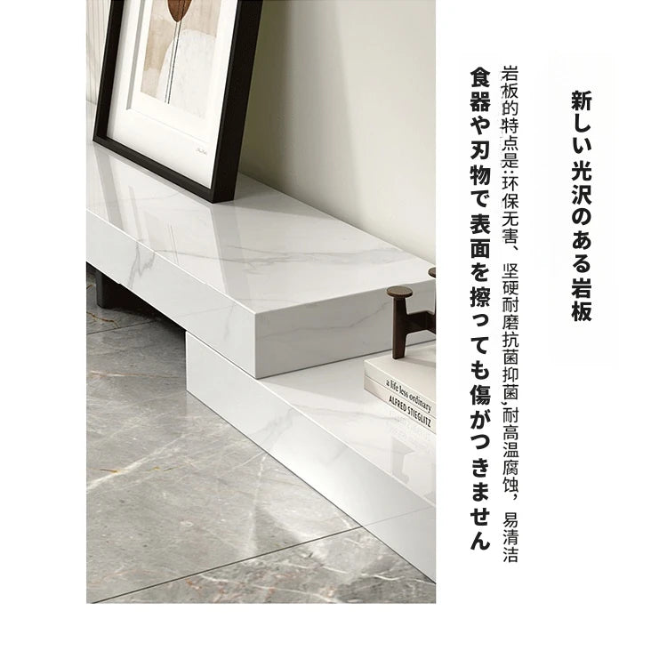セラミック多層板製テレビ台 - モダンデザインで洗練されたリビング空間を演出! fplk-5025