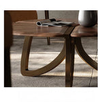 ウォールナットステンレス製センターテーブル:デザイン性溢れるリビングの主役 fplk-5026