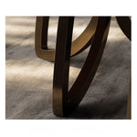 ウォールナットステンレス製センターテーブル:デザイン性溢れるリビングの主役 fplk-5026