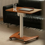 移動式チェリー材テーブル|スタイリッシュデザインで快適な作業空間を実現 fpmxm-2768