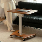 移動式チェリー材テーブル|スタイリッシュデザインで快適な作業空間を実現 fpmxm-2768