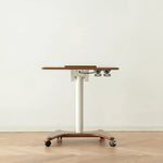 移動式チェリー材テーブル|スタイリッシュデザインで快適な作業空間を実現 fpmxm-2768