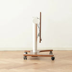 移動式チェリー材テーブル|スタイリッシュデザインで快適な作業空間を実現 fpmxm-2768