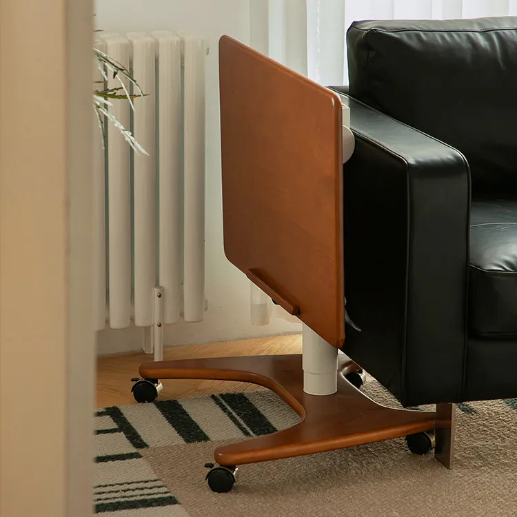 移動式チェリー材テーブル|スタイリッシュデザインで快適な作業空間を実現 fpmxm-2768