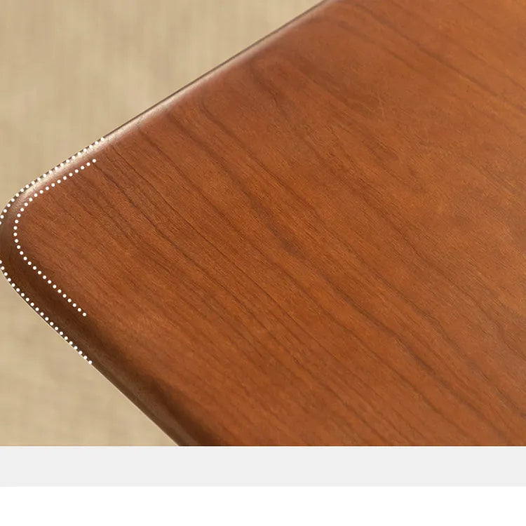 移動式チェリー材テーブル|スタイリッシュデザインで快適な作業空間を実現 fpmxm-2768