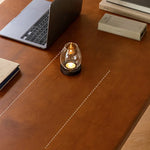 チェリー材とステンレスの高級ダイニングテーブル|魅力的なモダンデザイン fpmxm-2770