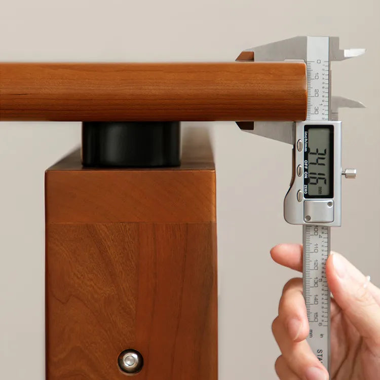 チェリー材とステンレスの高級ダイニングテーブル|魅力的なモダンデザイン fpmxm-2770