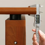 チェリー材とステンレスの高級ダイニングテーブル|魅力的なモダンデザイン fpmxm-2770