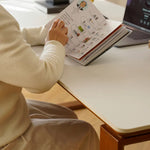 チェリー材無垢テーブル|スタイリッシュなデザインと多層板セラミックの耐久性 fpmxm-2771
